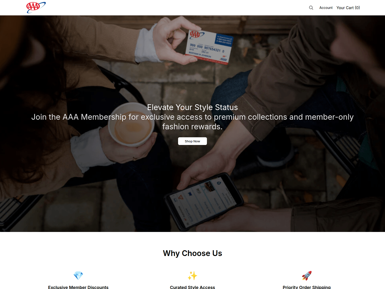 Screenshot of aaamembershipoffershub.shop