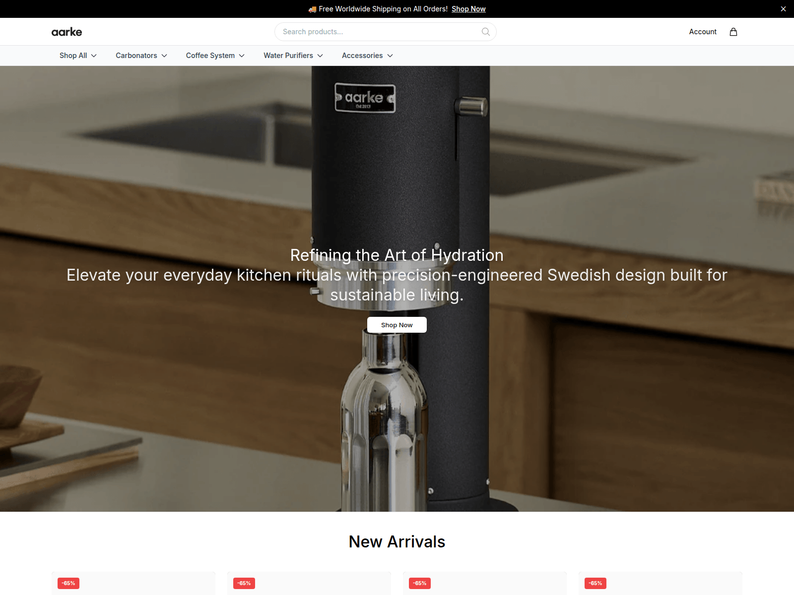 Screenshot of aarkestudio.shop