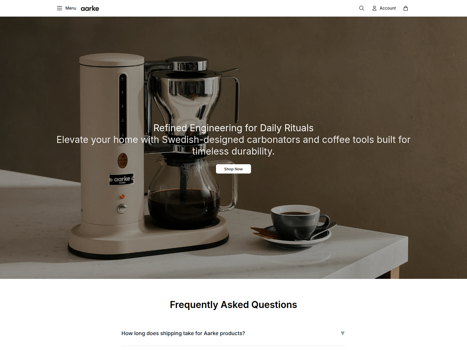 Screenshot of aarkestyle.shop