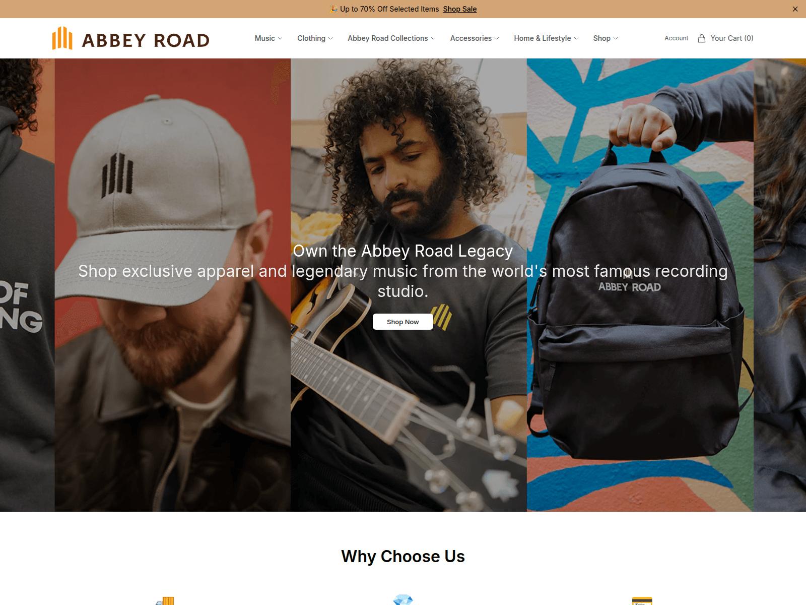 Screenshot of abbeyroadmerch.shop