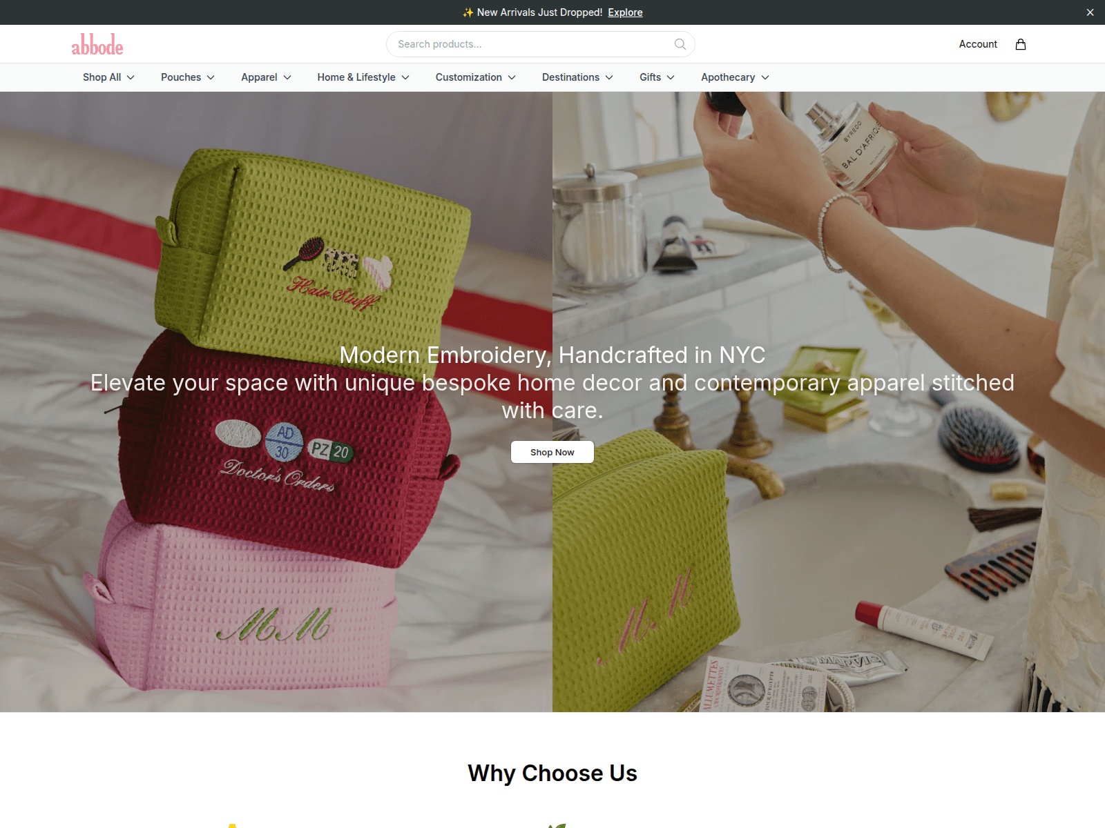 Screenshot of abbodehome.shop