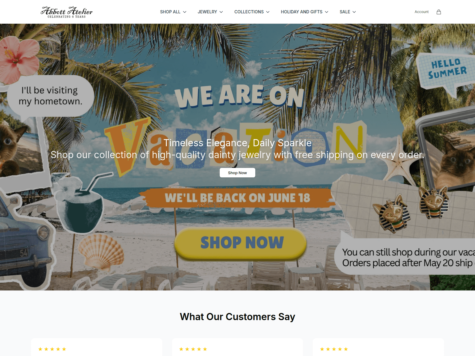 Screenshot of abbottatelierhq.shop