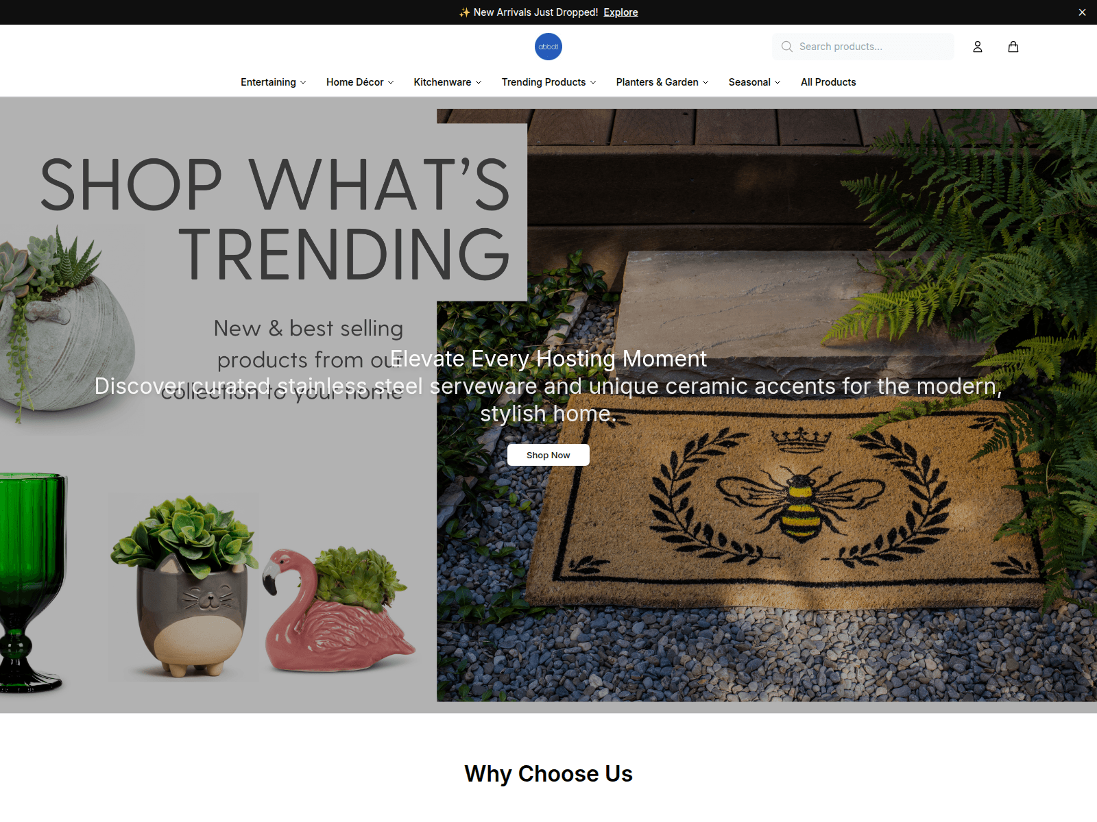 Screenshot of abbottcollectionstyle.shop