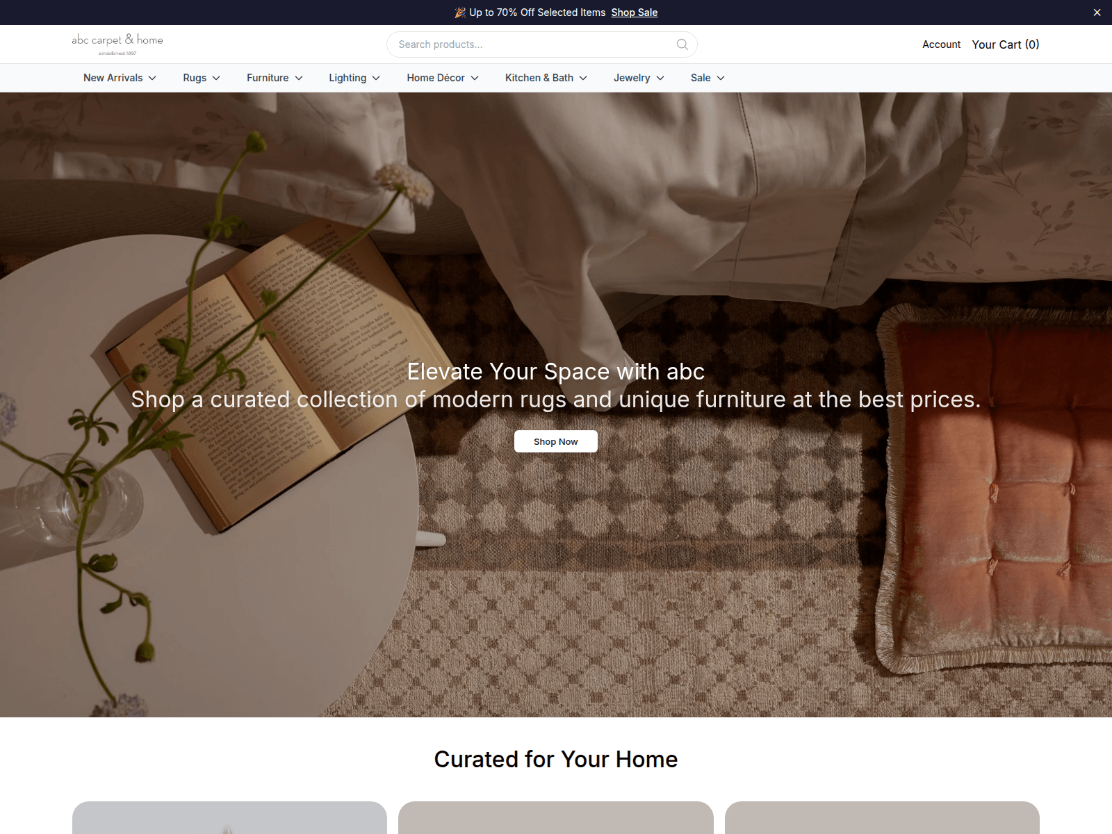 Screenshot of abchomeshop.shop