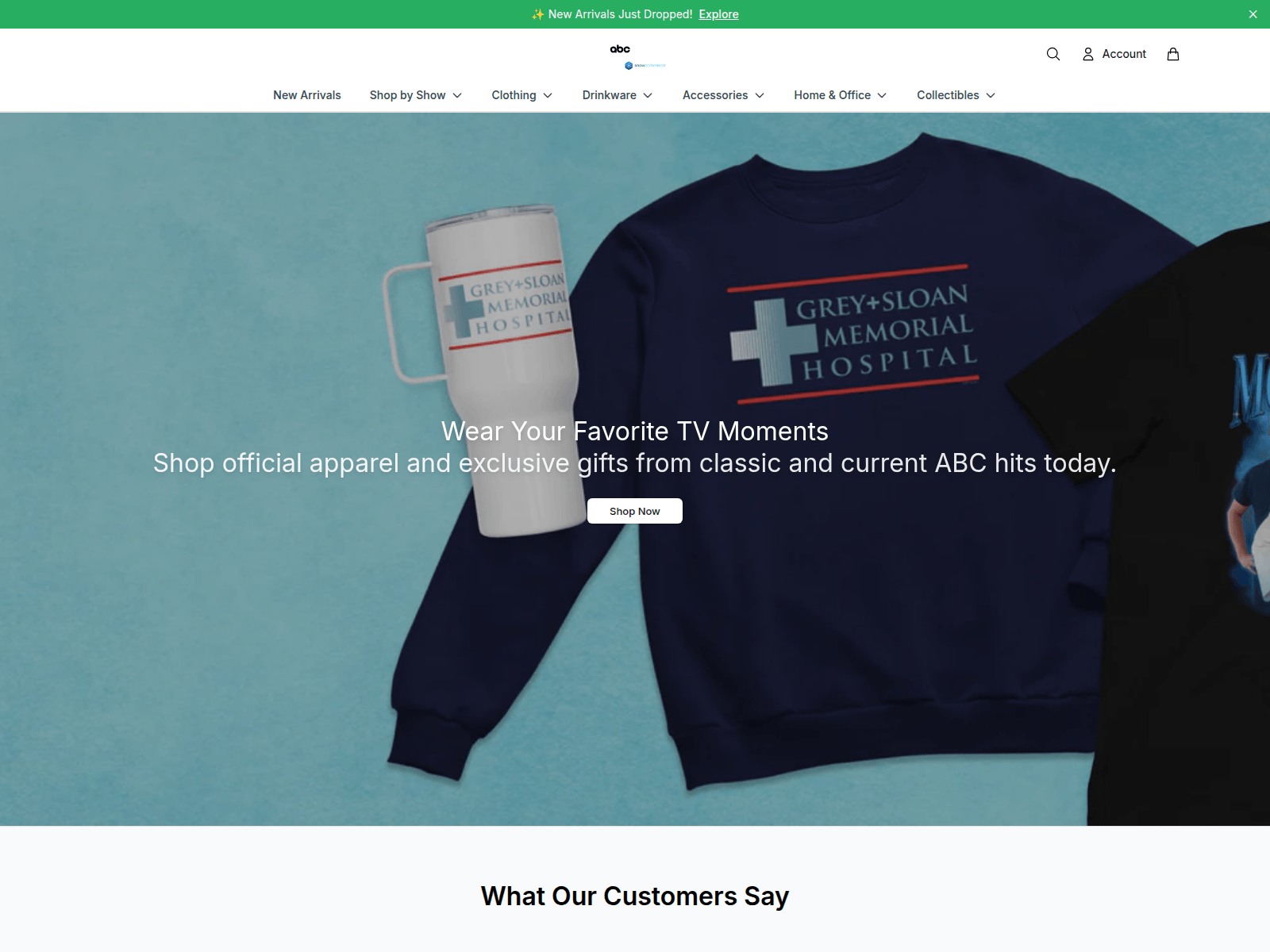Screenshot of abctvapparel.shop