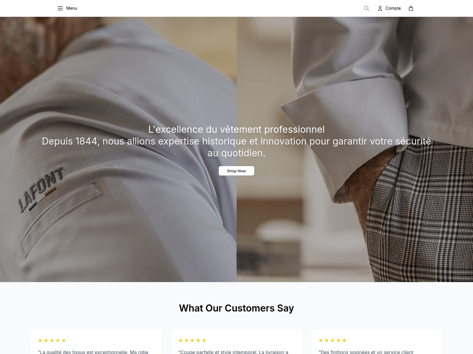 Screenshot of a-lafontcollective.shop