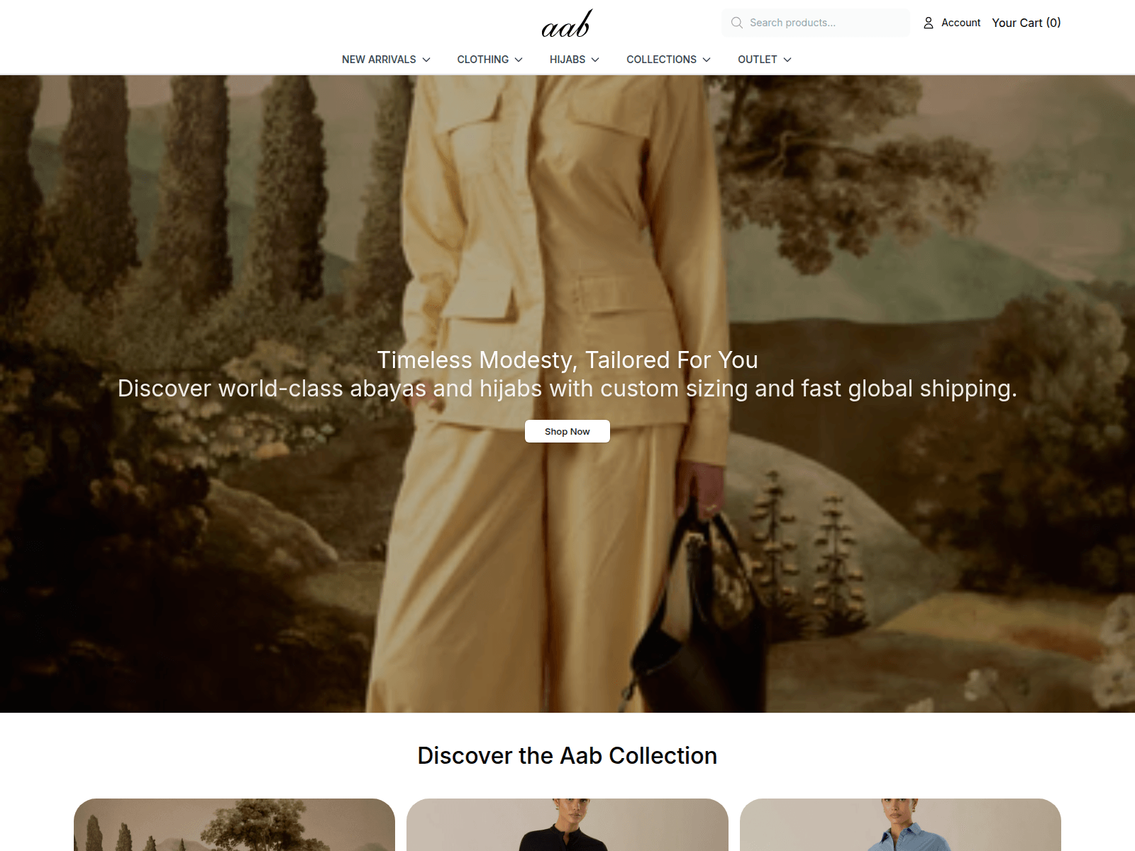 Screenshot of aabdesign.shop