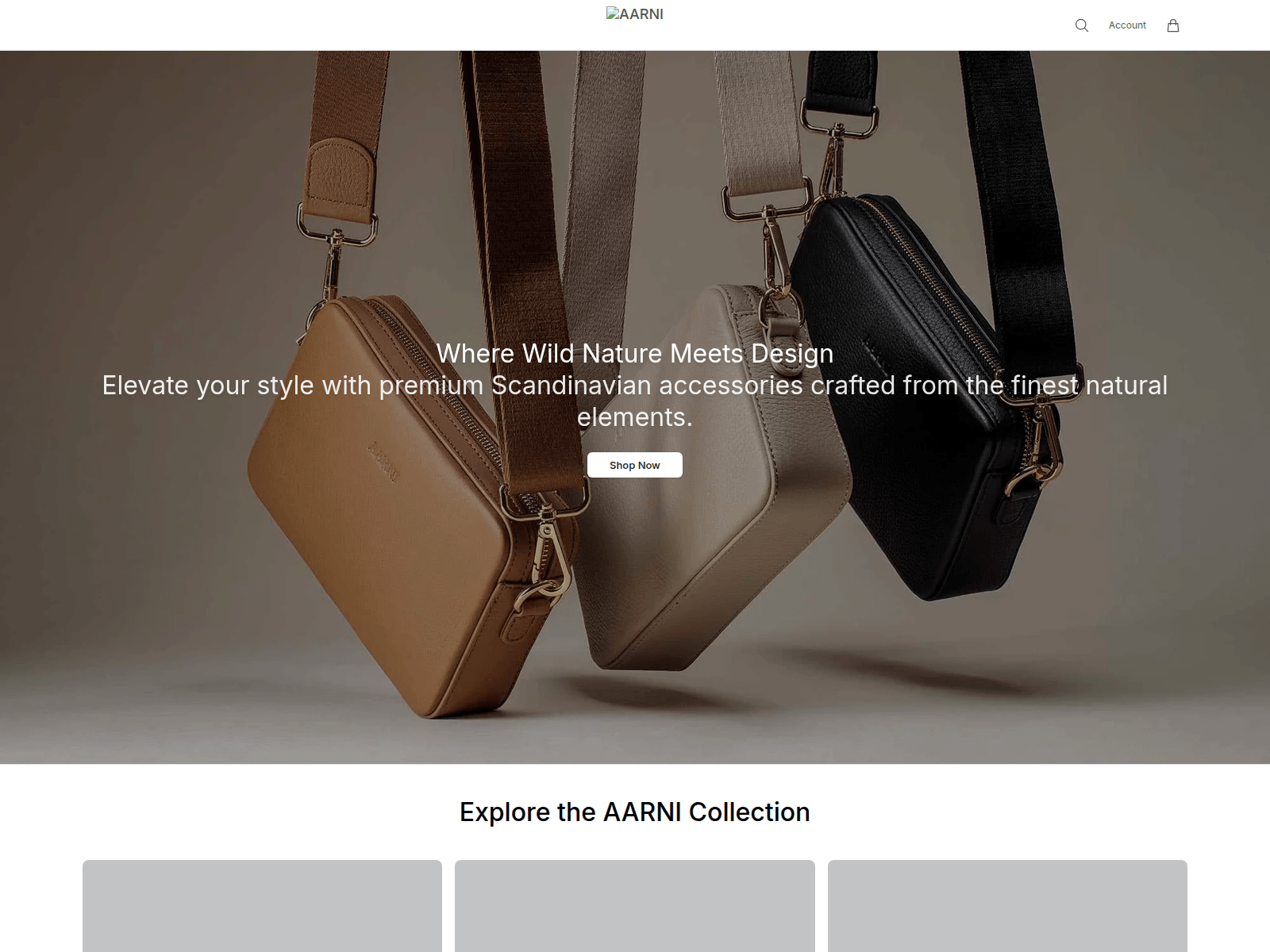 Screenshot of aarniwoodshop.shop