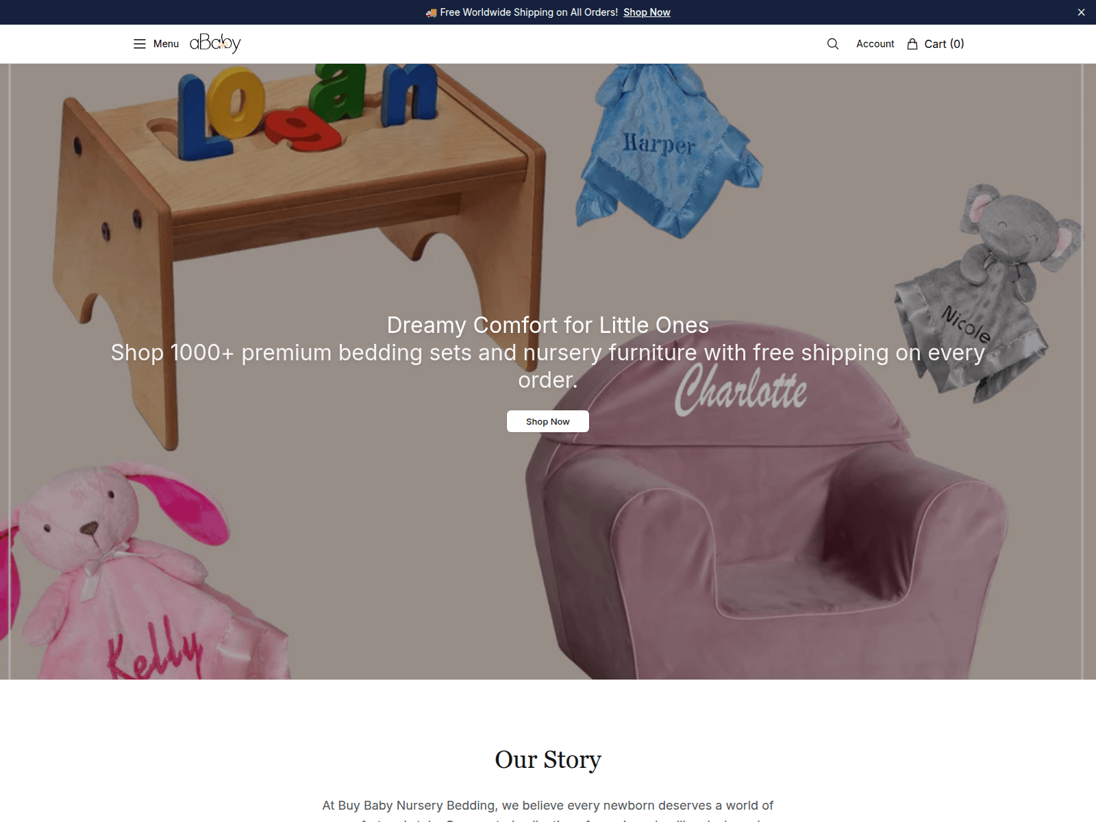 Screenshot of ababystudio.shop