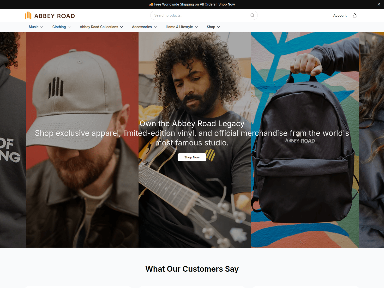 Screenshot of abbeyroadcollection.shop