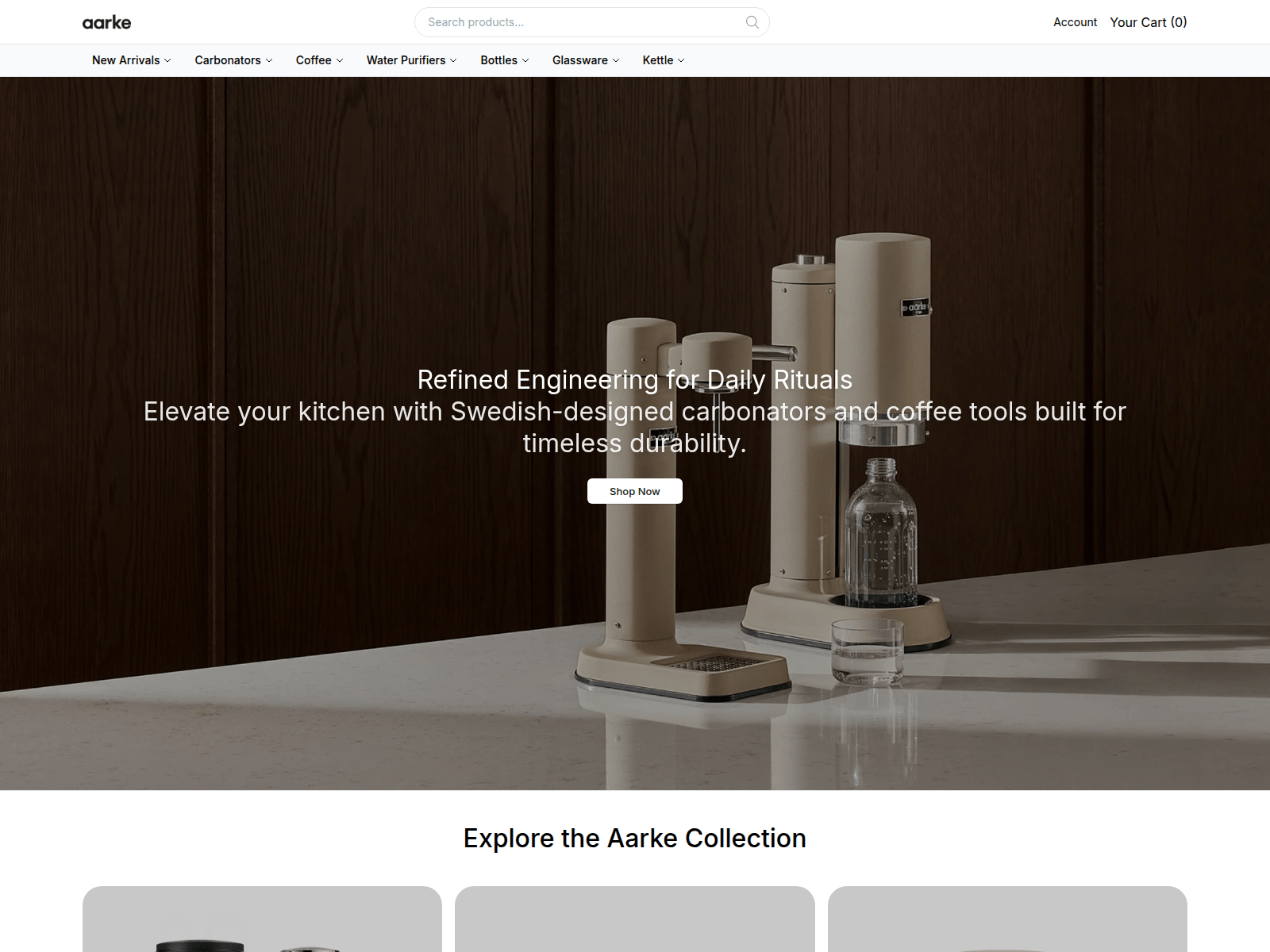 Screenshot of aahome.shop