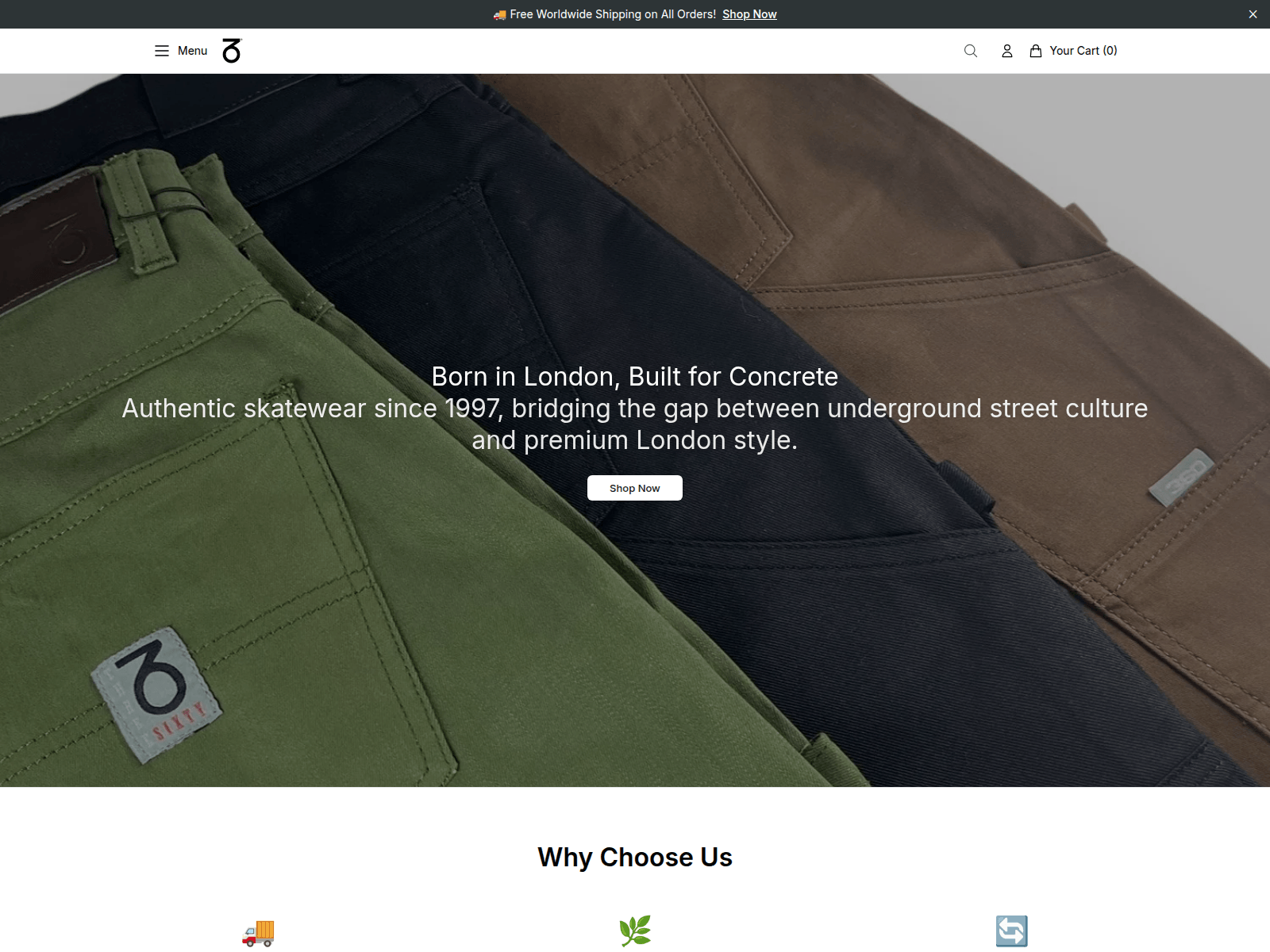 Screenshot of 360clothing.shop