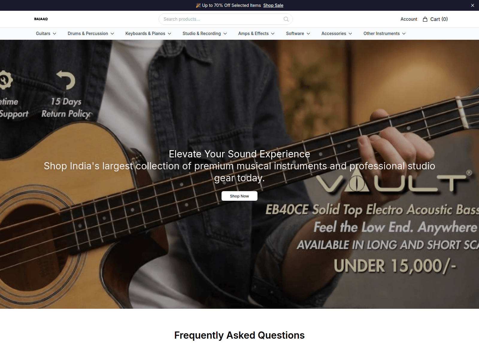 Screenshot of aaoelectronics.shop