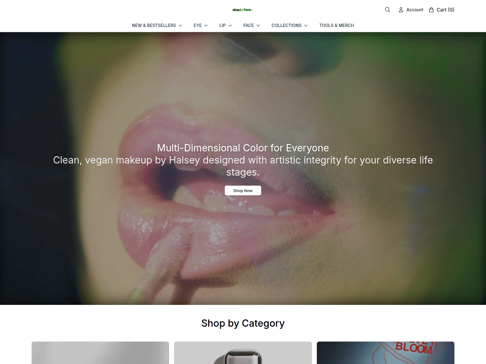 Screenshot of aboutfacehq.shop