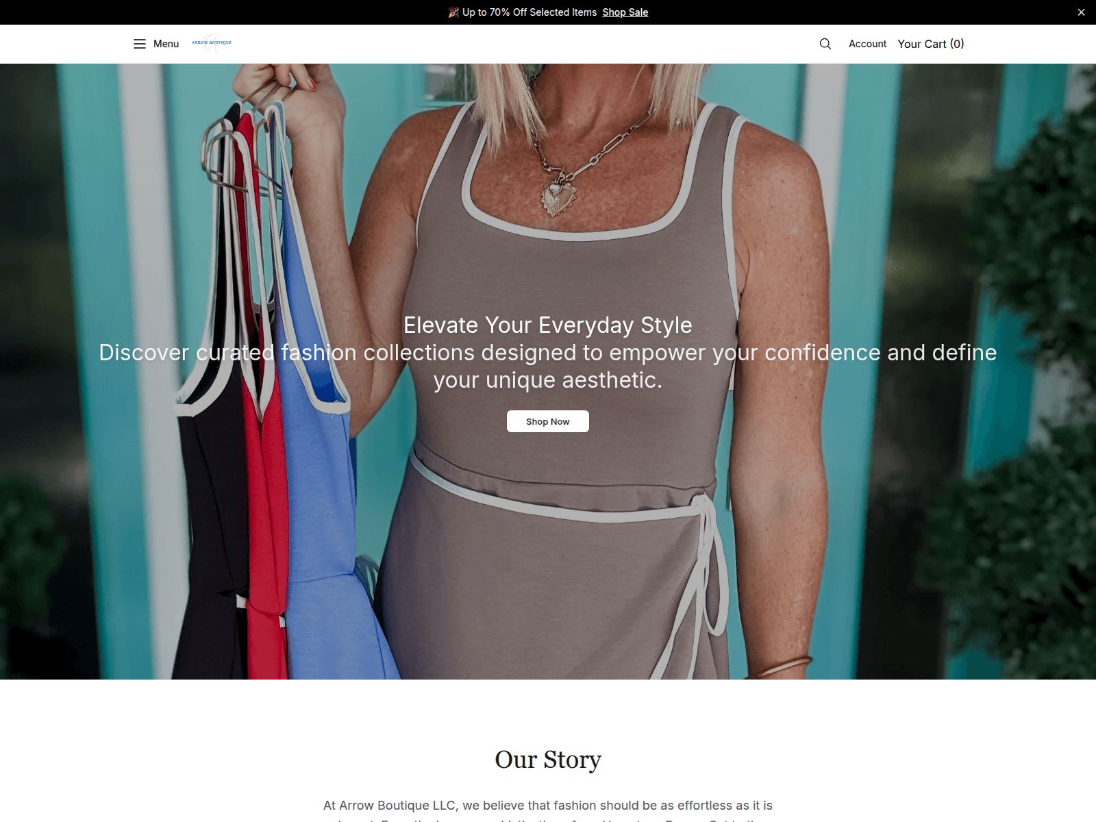 Screenshot of abqstyle.shop