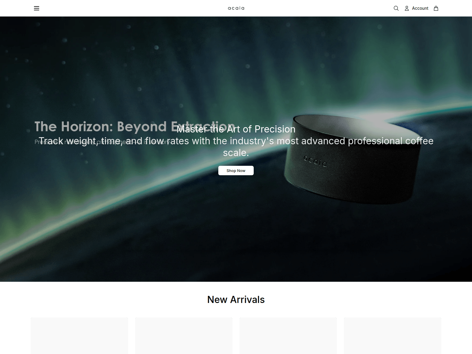 Screenshot of acaiahq.shop