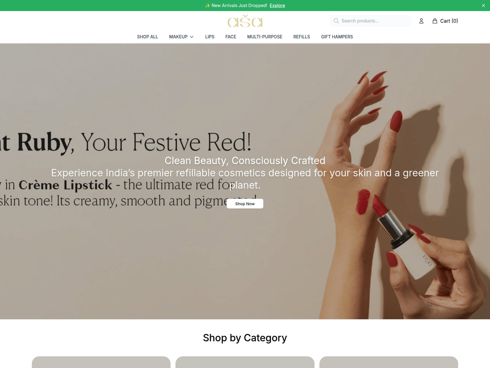 Screenshot of abrituals.shop