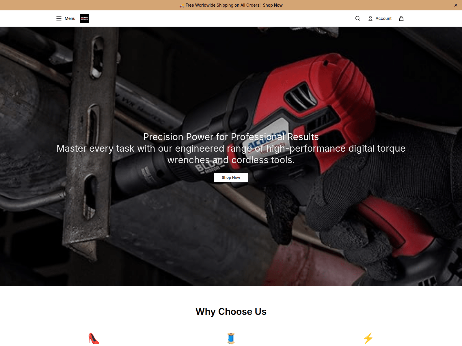 Screenshot of acdelcotoolspro.shop
