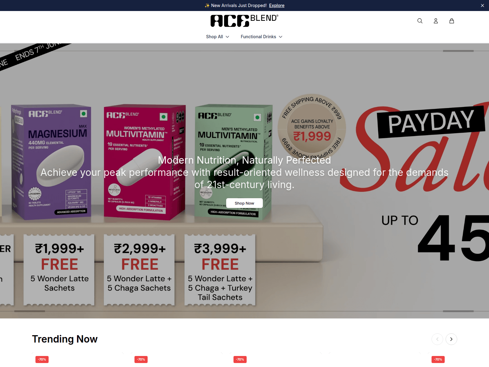 Screenshot of aceform.shop
