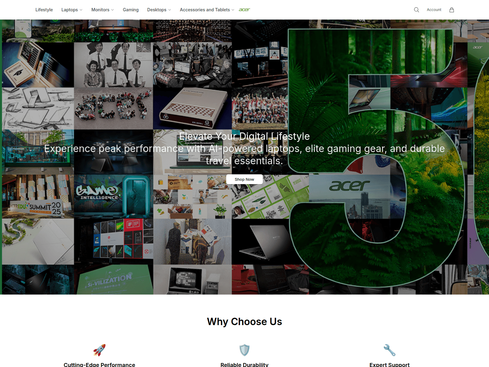 Screenshot of acerhq.shop