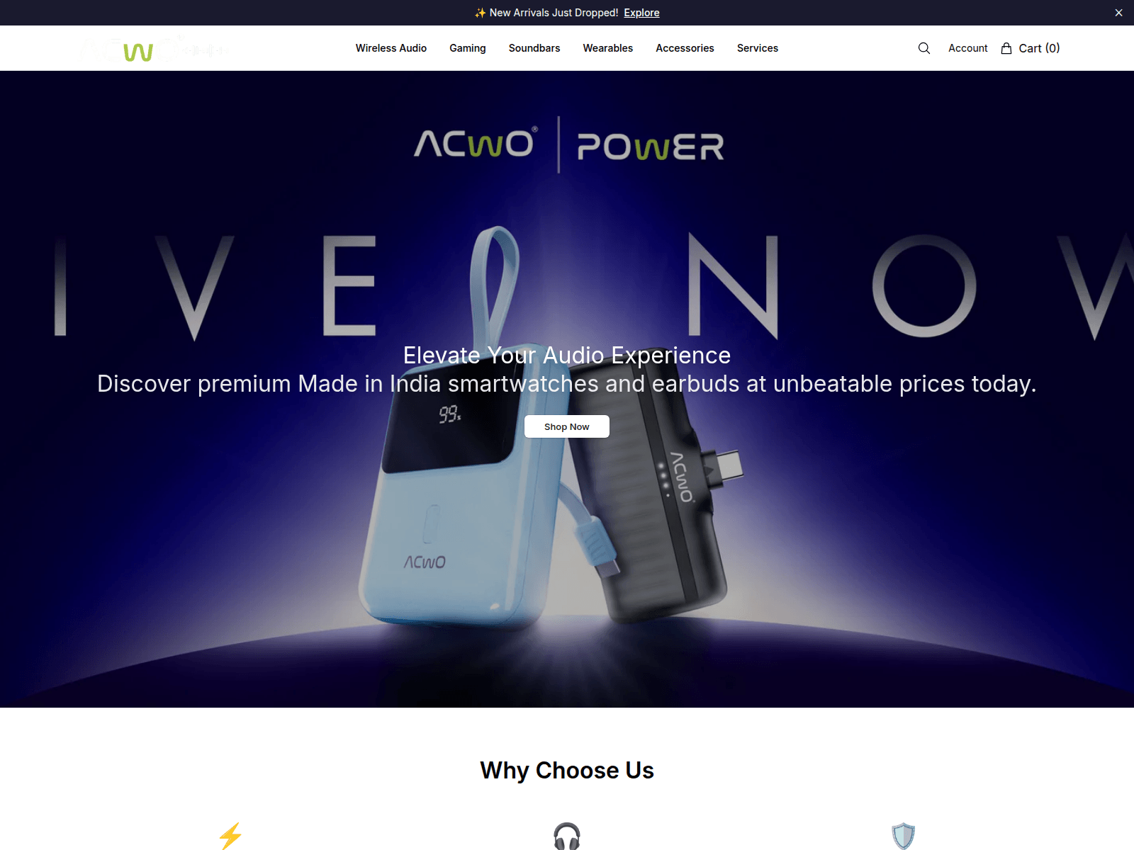 Screenshot of acflow.shop