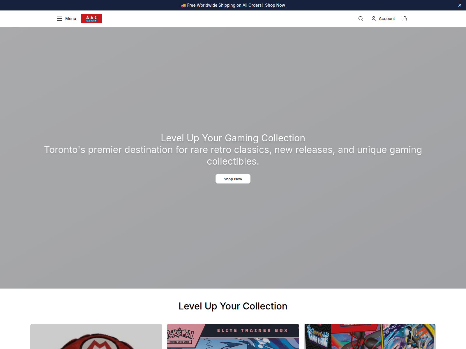 Screenshot of acgameshq.shop