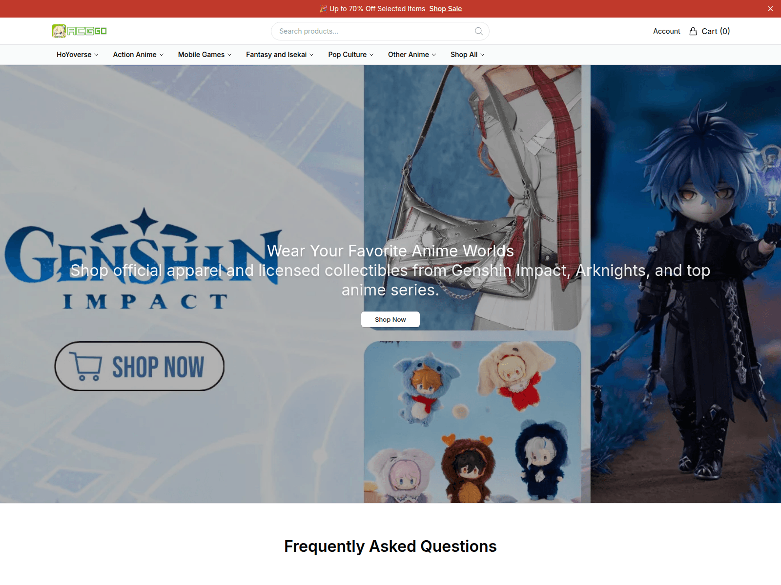 Screenshot of acggohub.shop