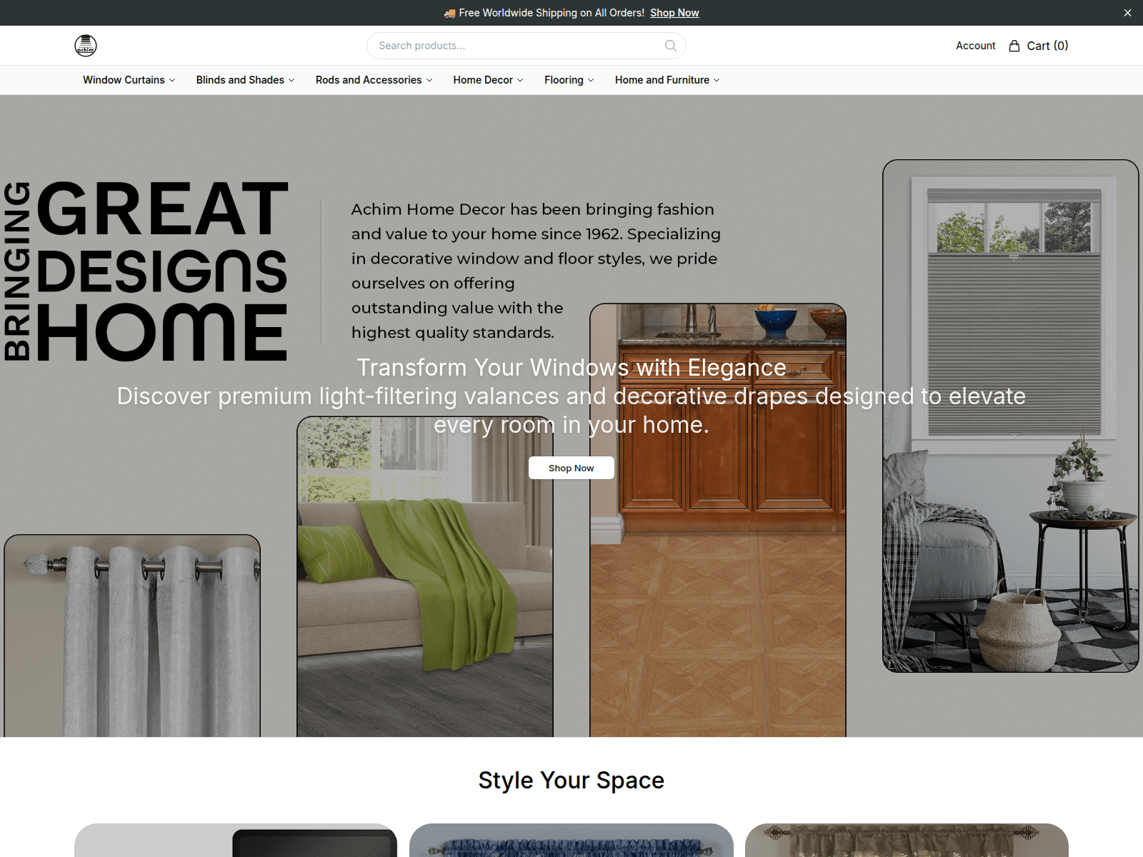 Screenshot of achimhomedecorofficial.shop