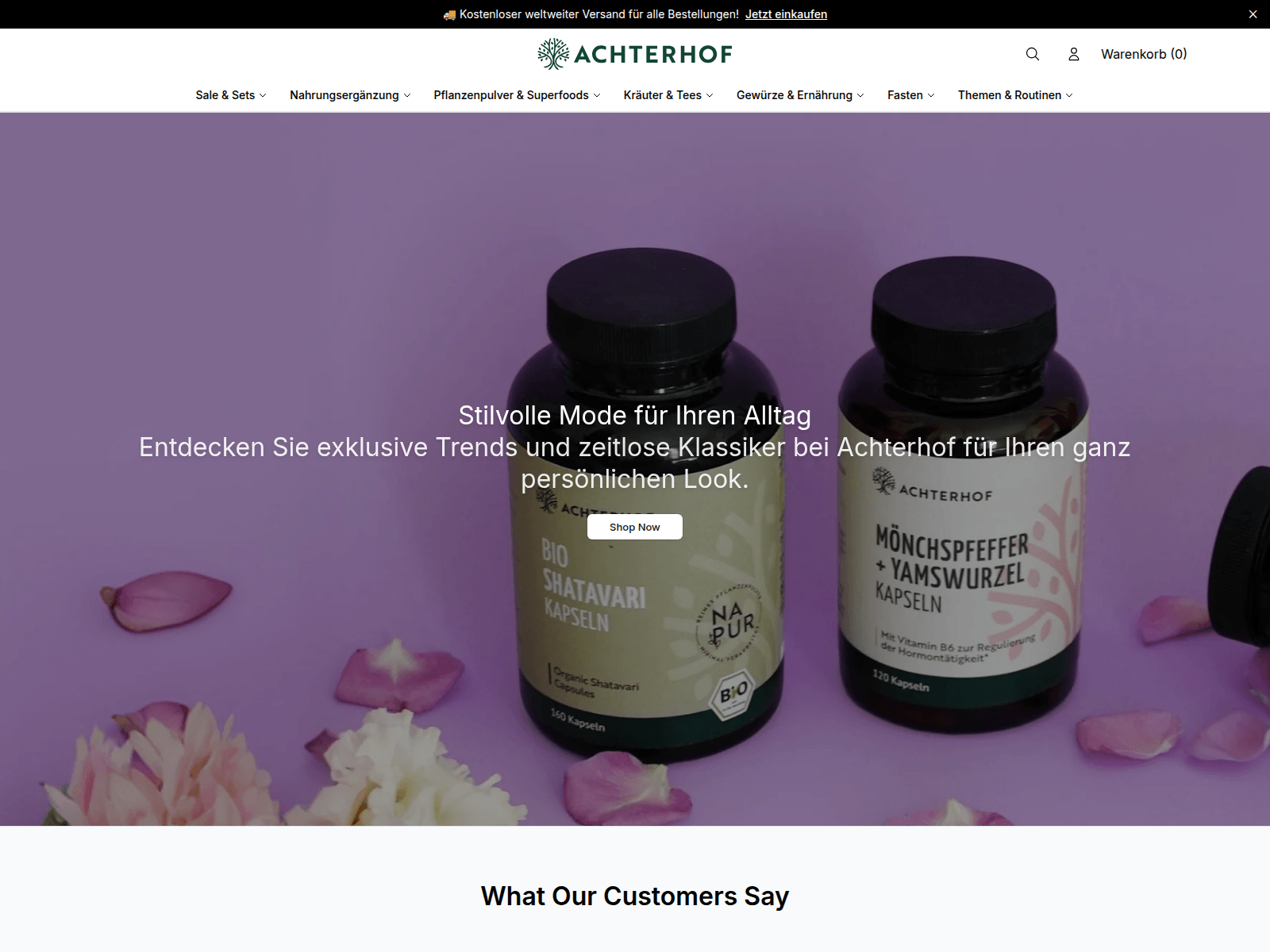Screenshot of achterhofhealth.shop
