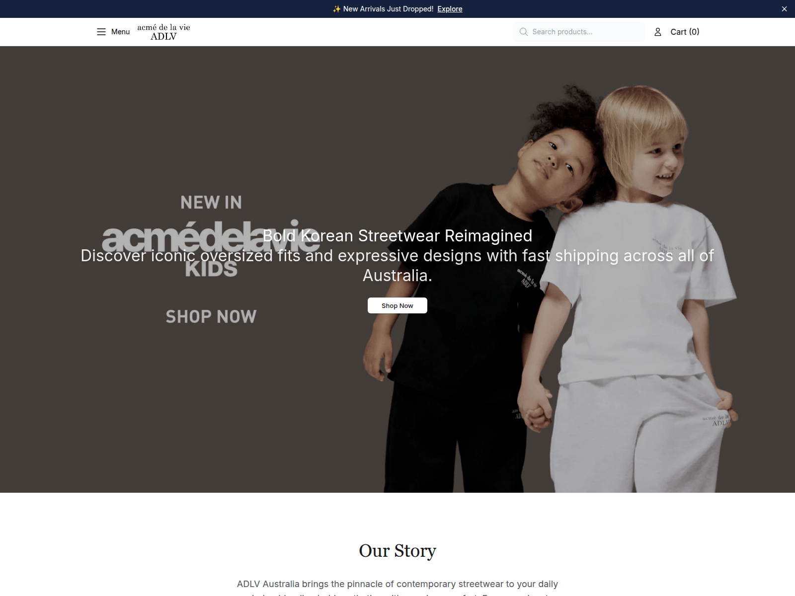 Screenshot of acmedelaviestyle.shop