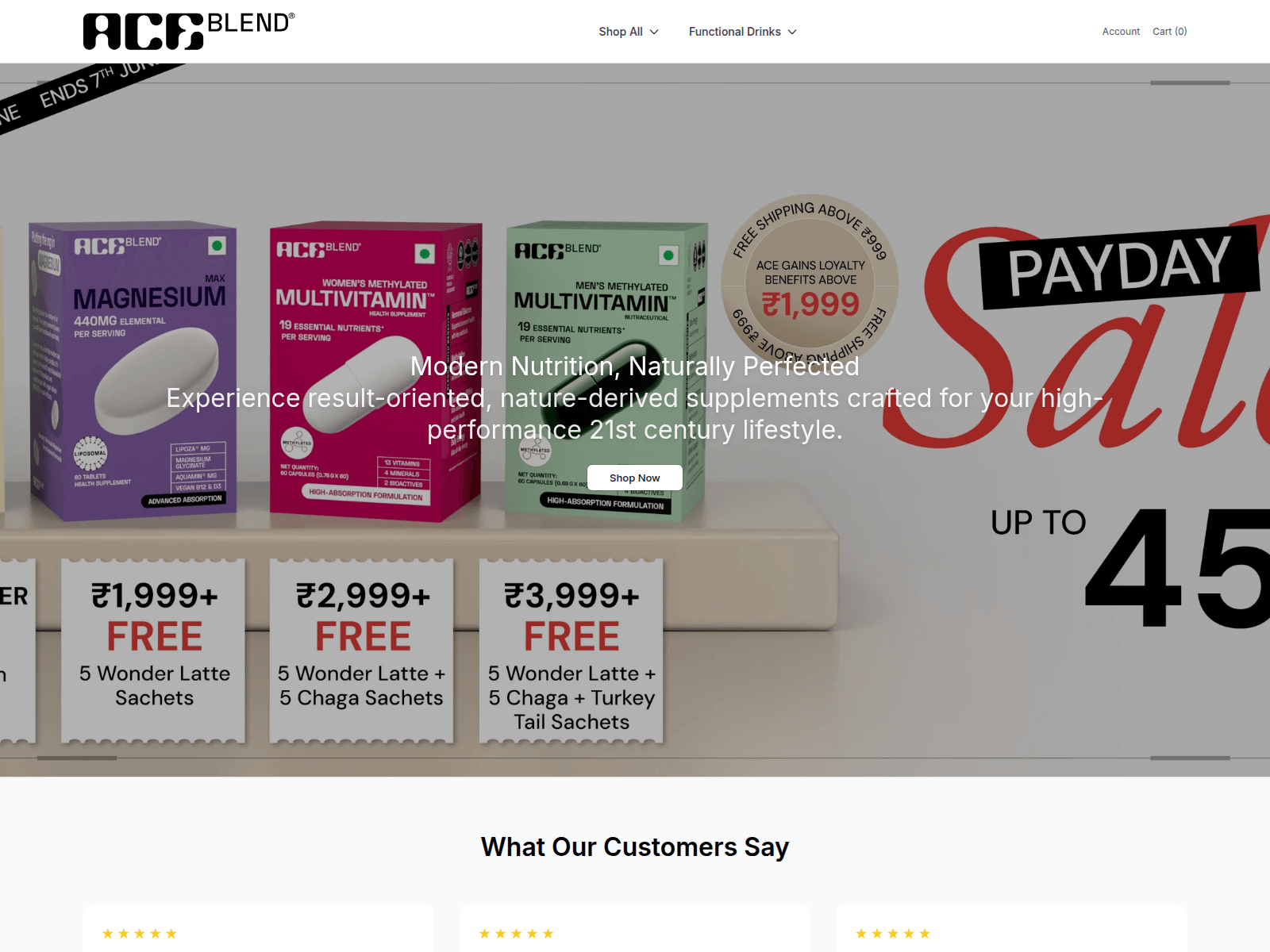 Screenshot of acewell.shop