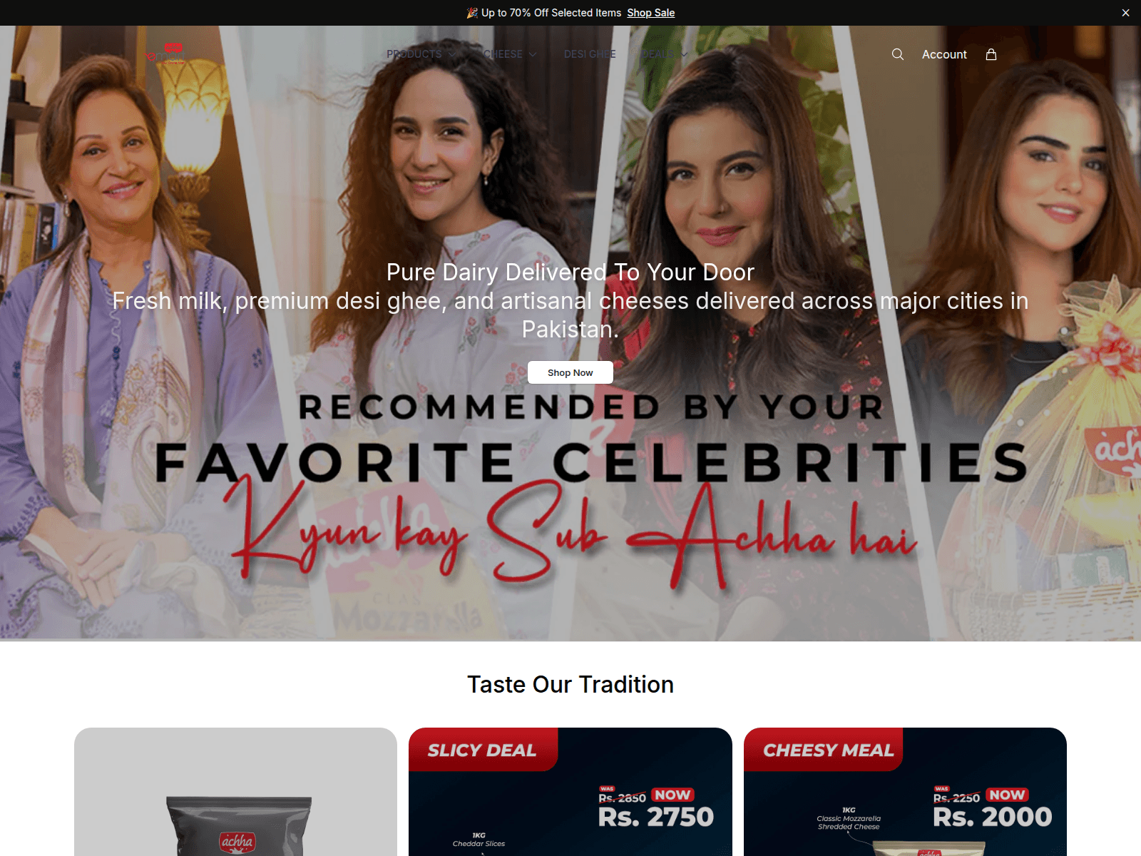 Screenshot of achhaly.shop