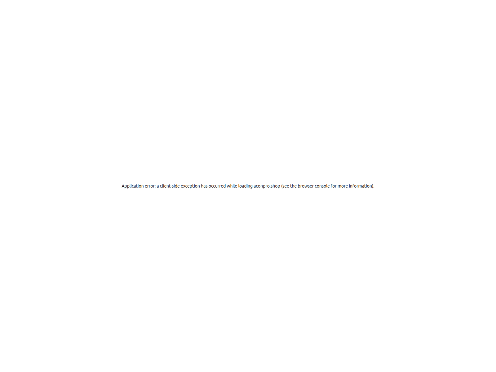 Screenshot of aconpro.shop