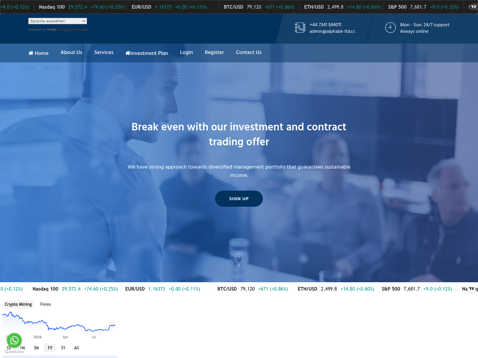 Screenshot of alphabk-ltd.cc