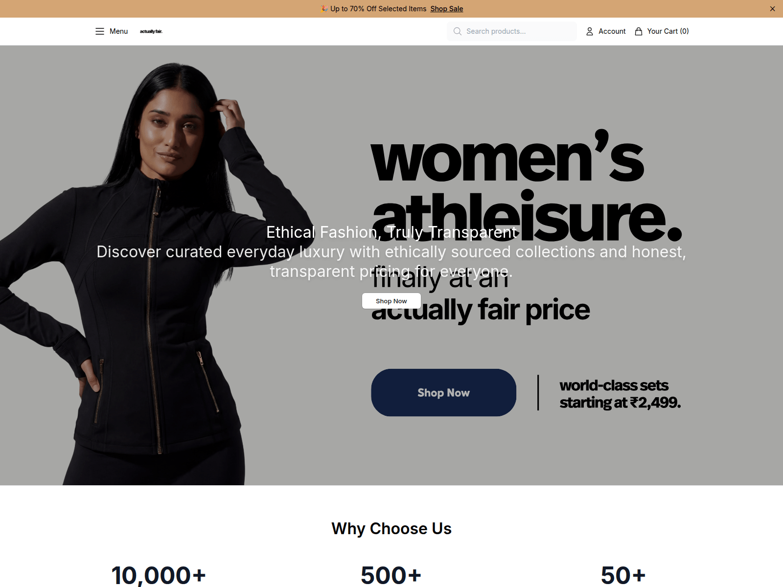Screenshot of actfair.shop