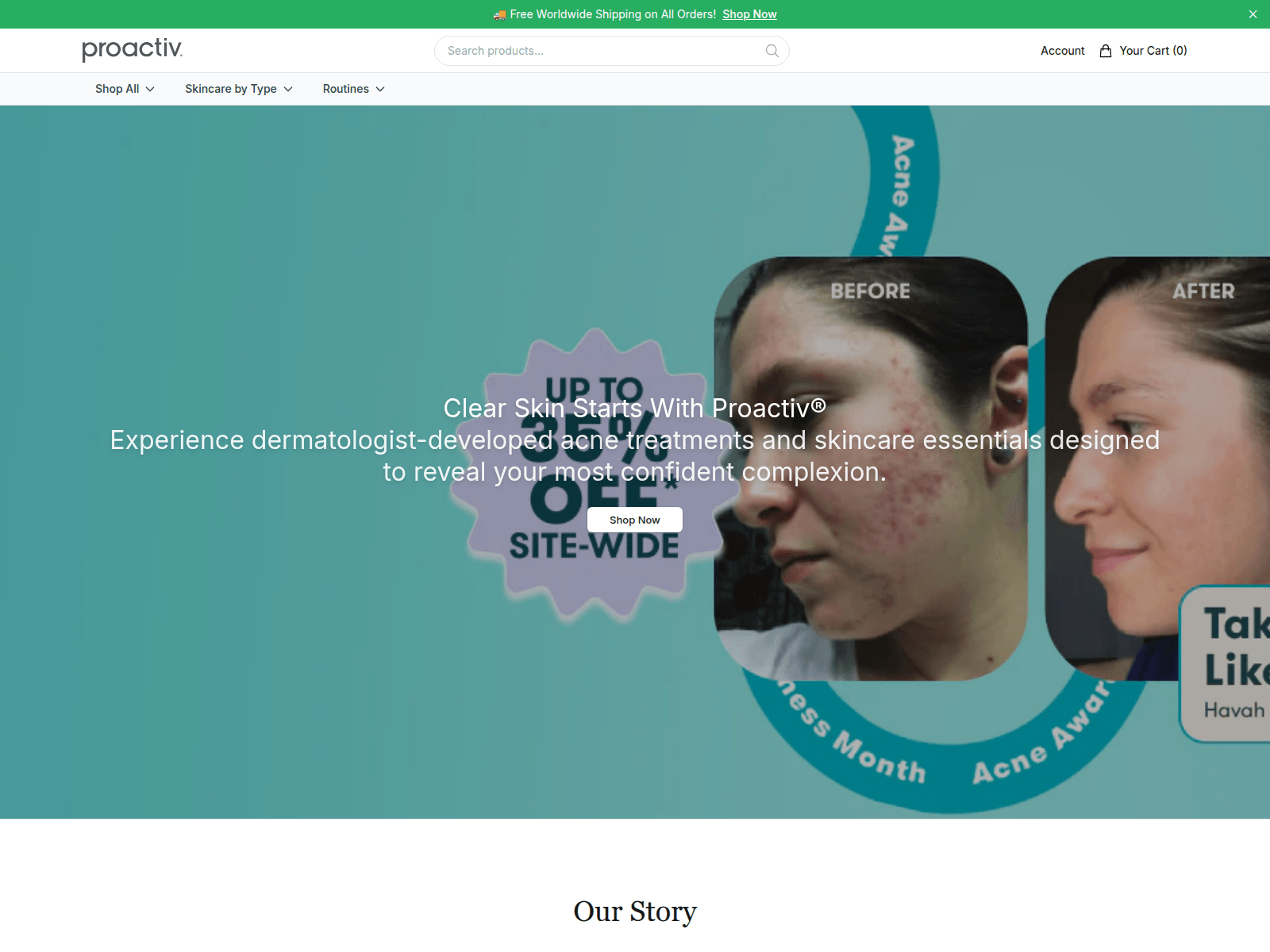 Screenshot of actibeauty.shop