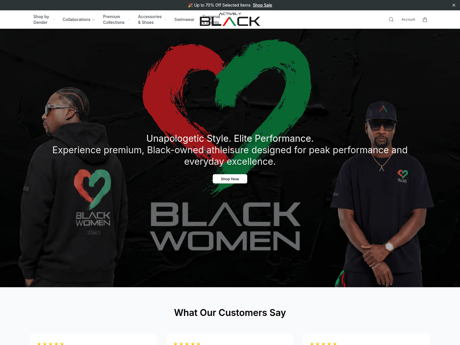 Screenshot of activelyblackonline.shop