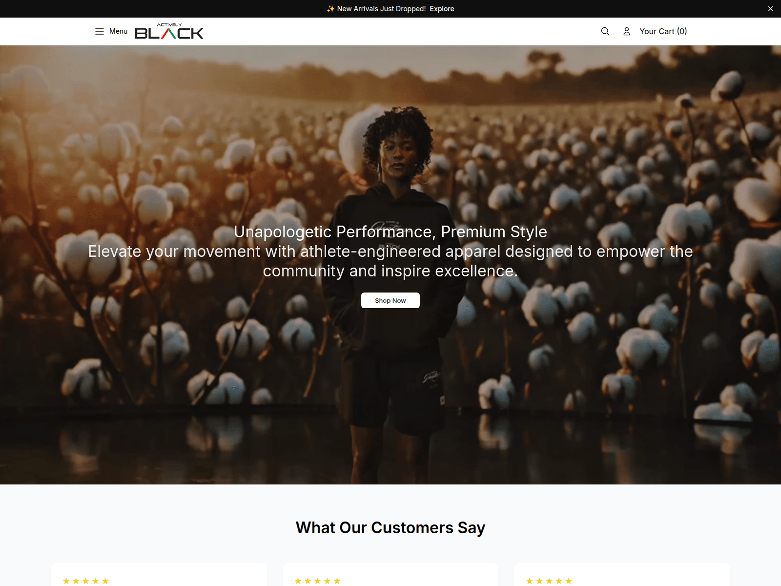 Screenshot of activelyculture.shop