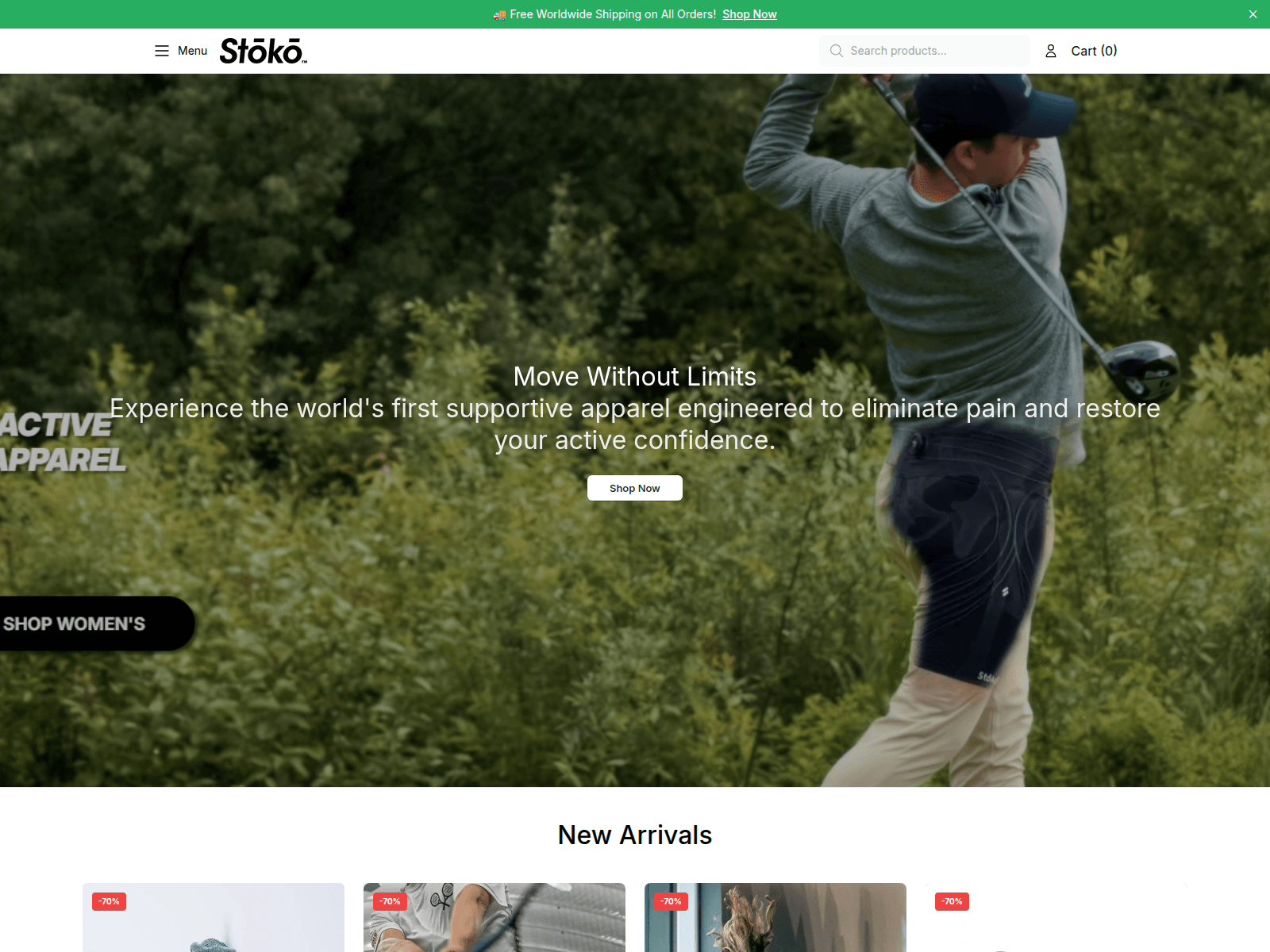 Screenshot of activesupport.shop