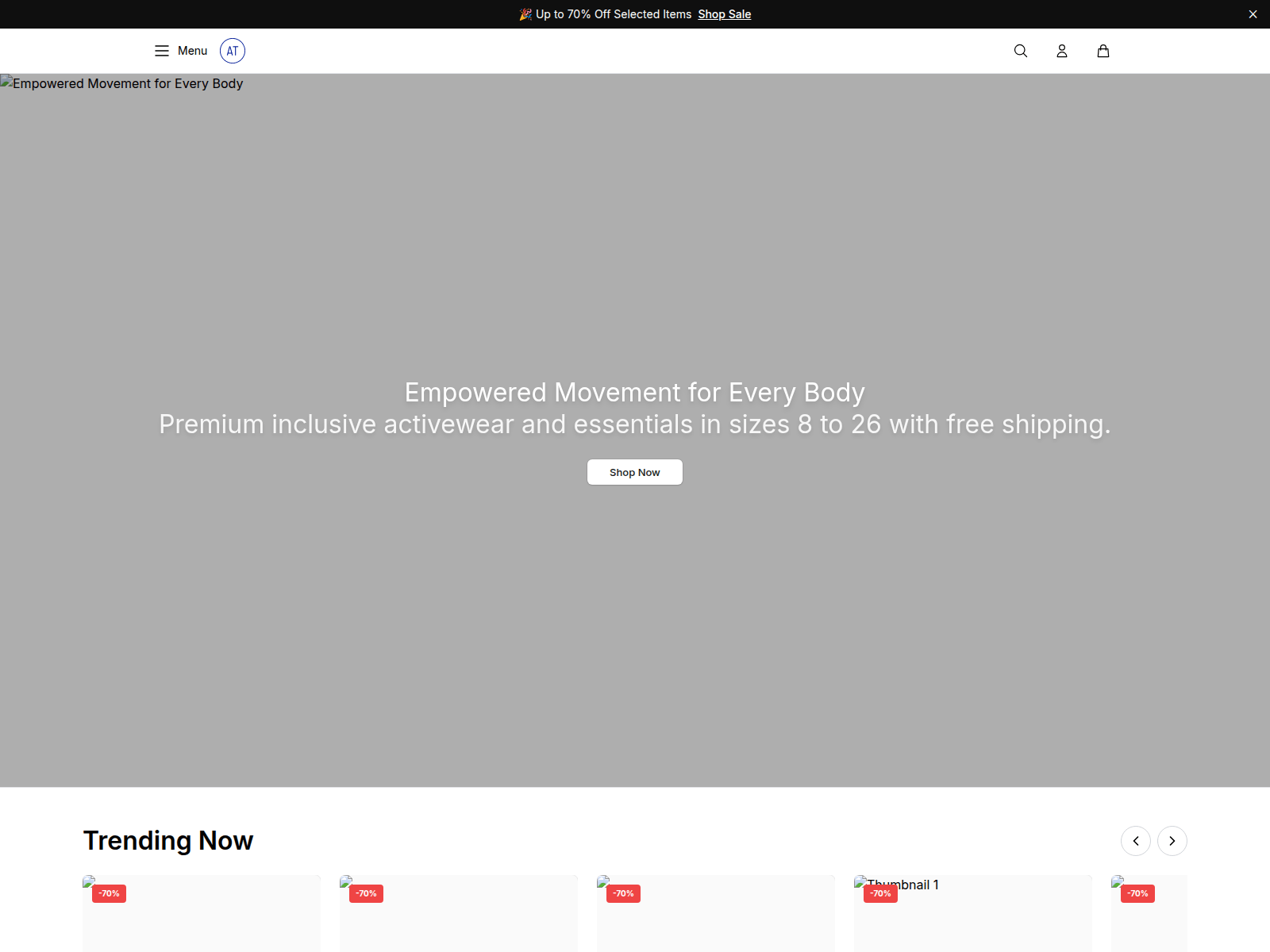 Screenshot of activetruthstyle.shop