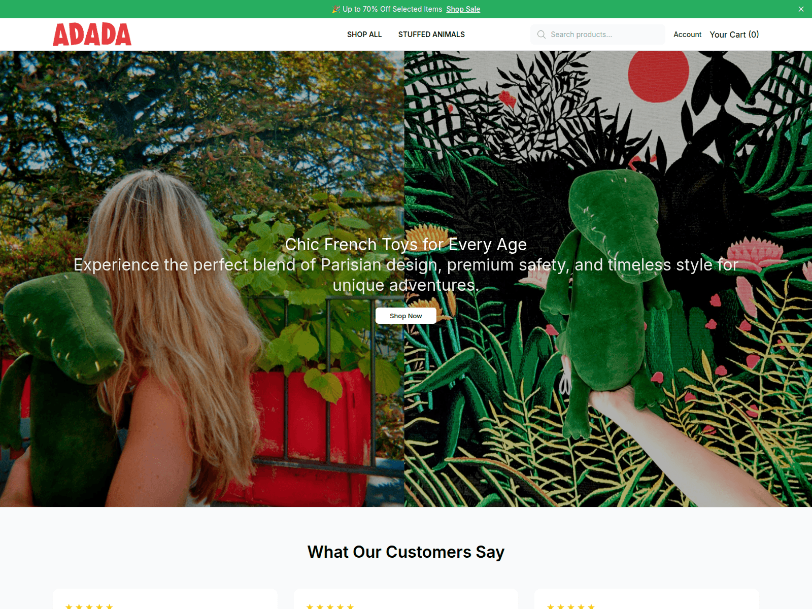 Screenshot of adadaofficial.shop