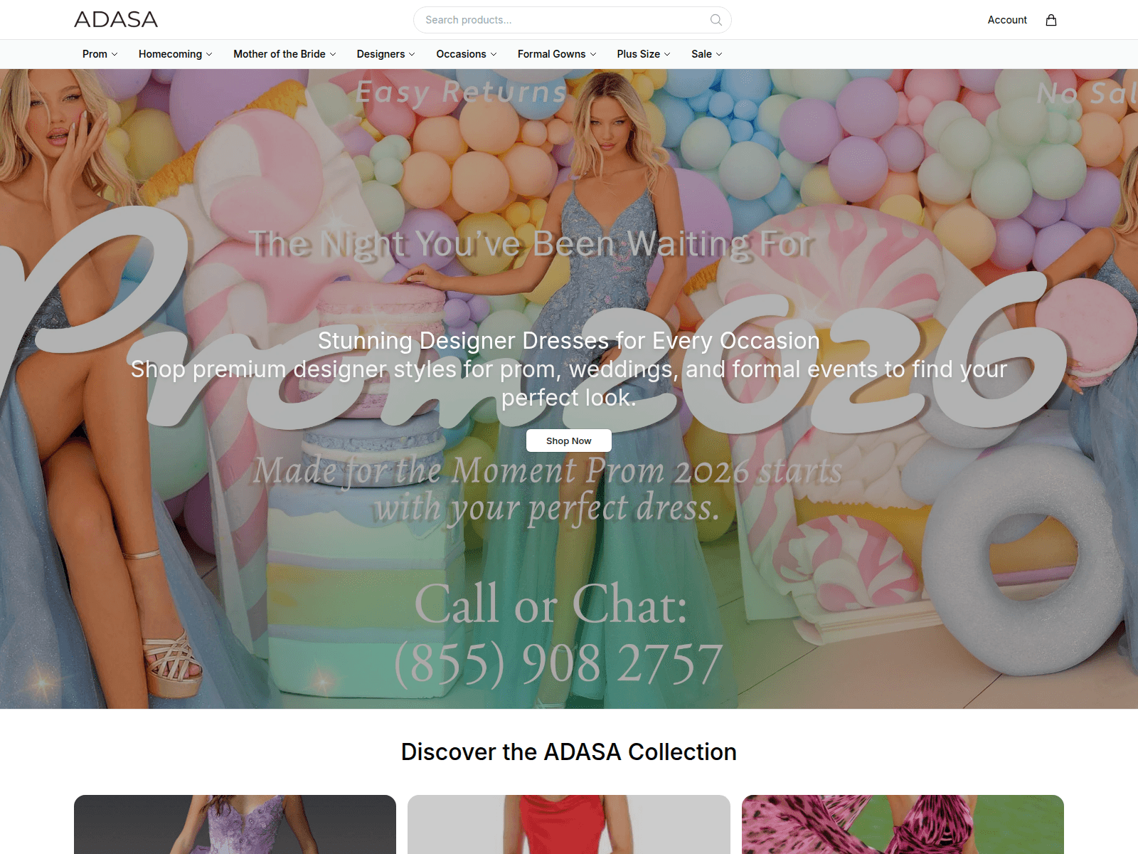 Screenshot of adasafashion.shop