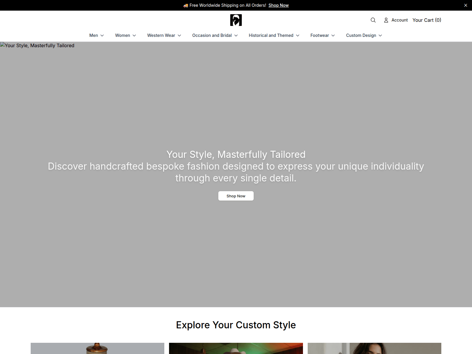 Screenshot of addictedbespokenstudio.shop