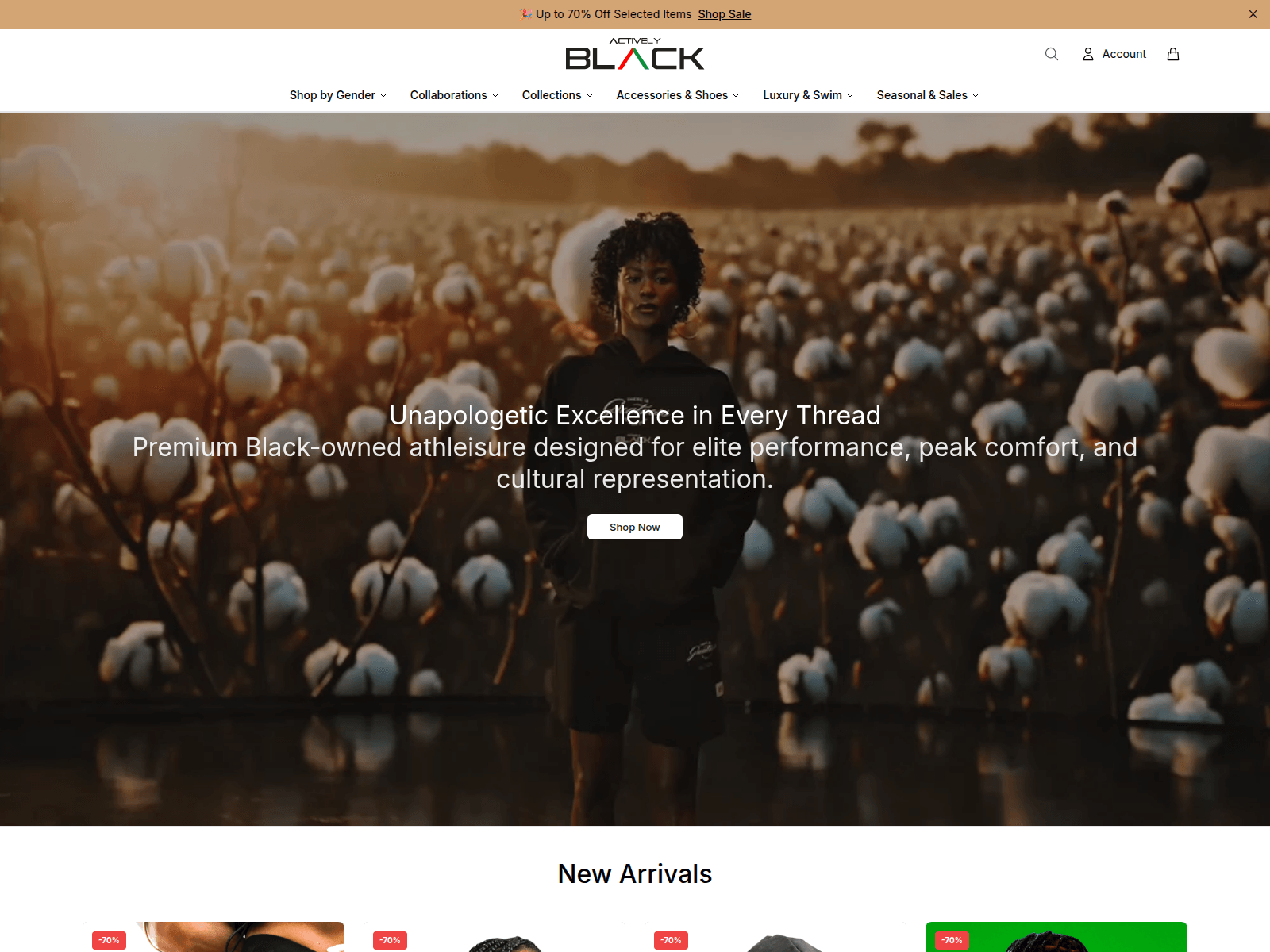 Screenshot of activelyurban.shop