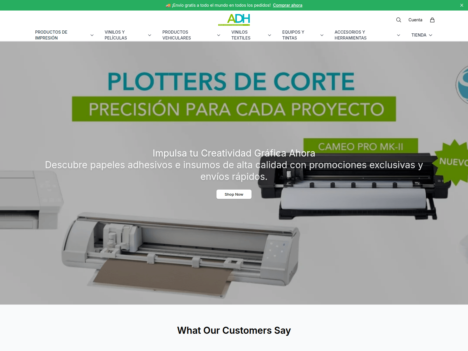 Captura de pantalla de adhgrid.shop