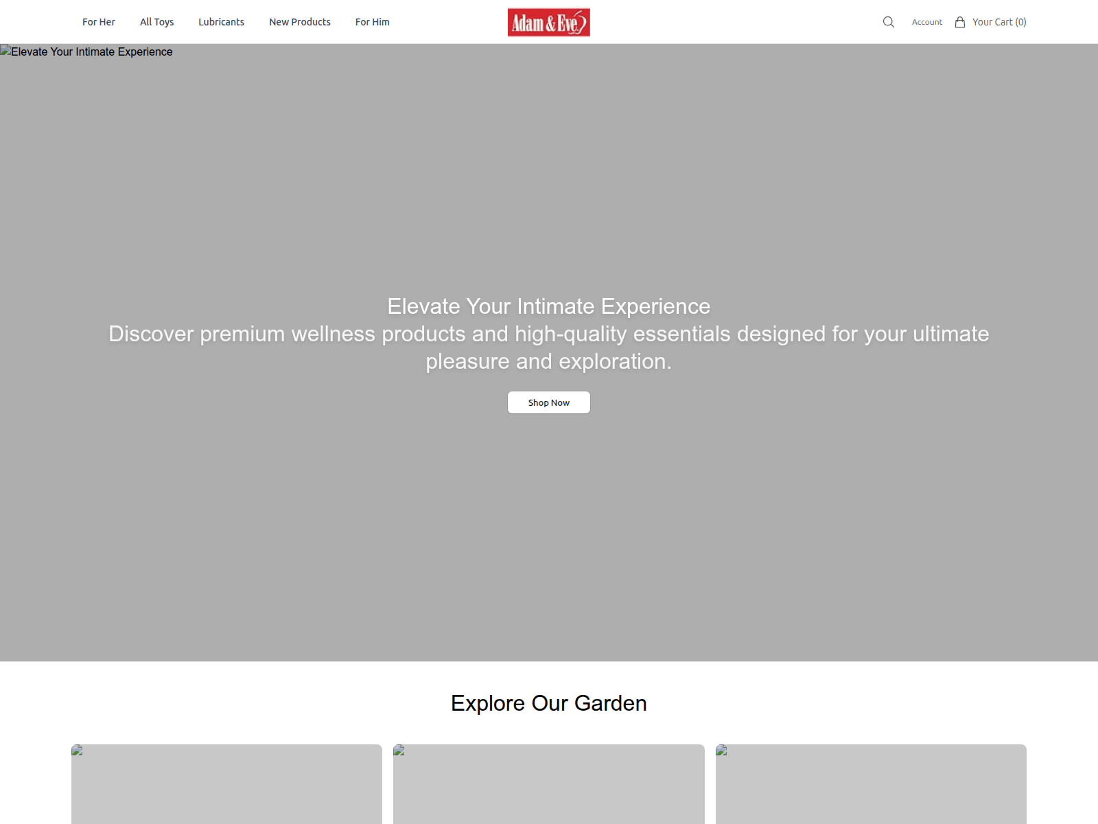 Screenshot of adameveshop.shop