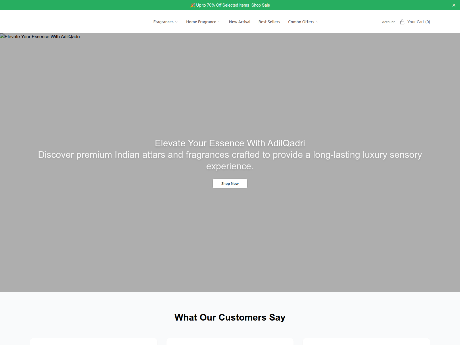 Screenshot of adilqadricare.shop