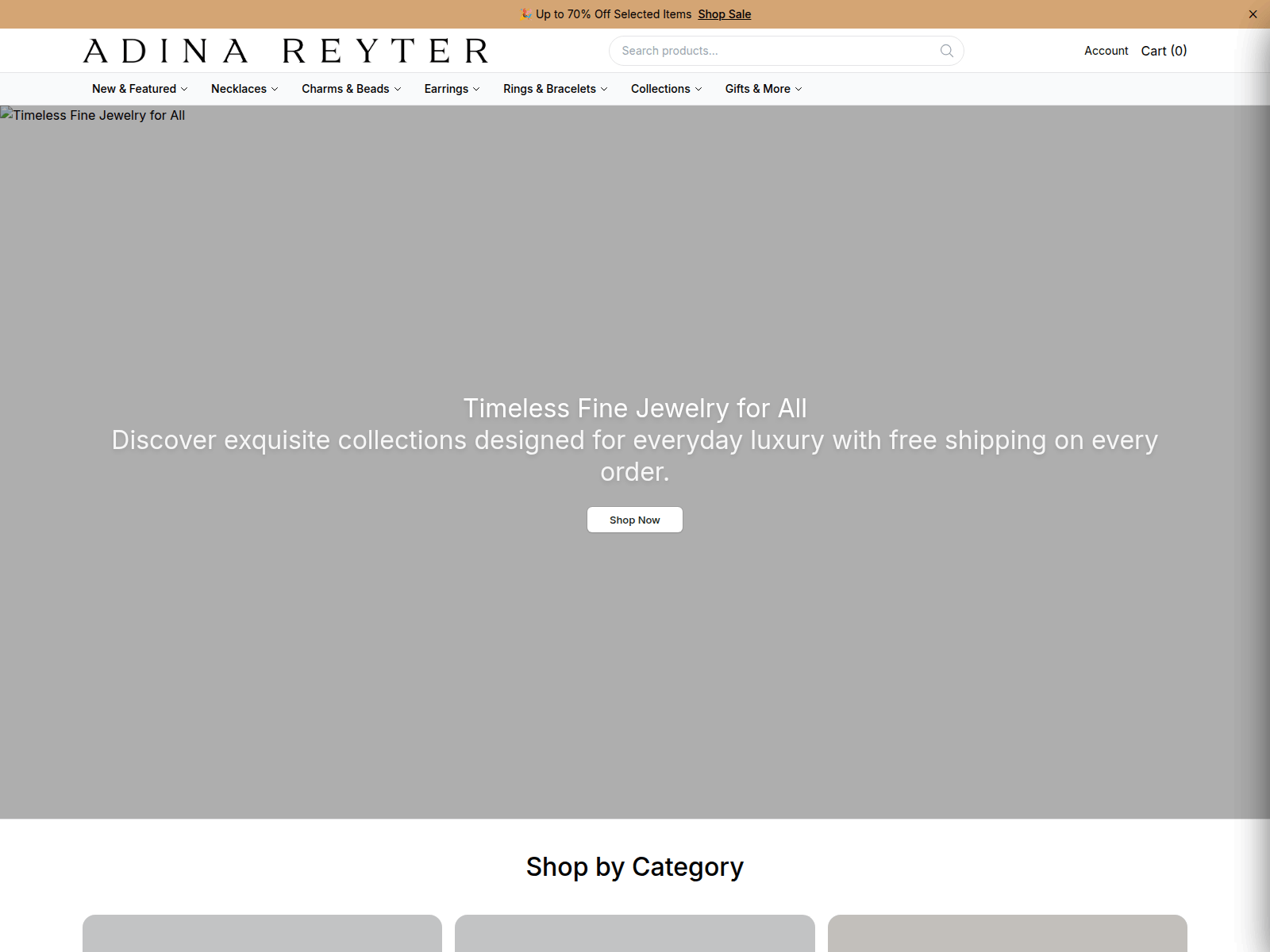 Screenshot of adinareytergems.shop
