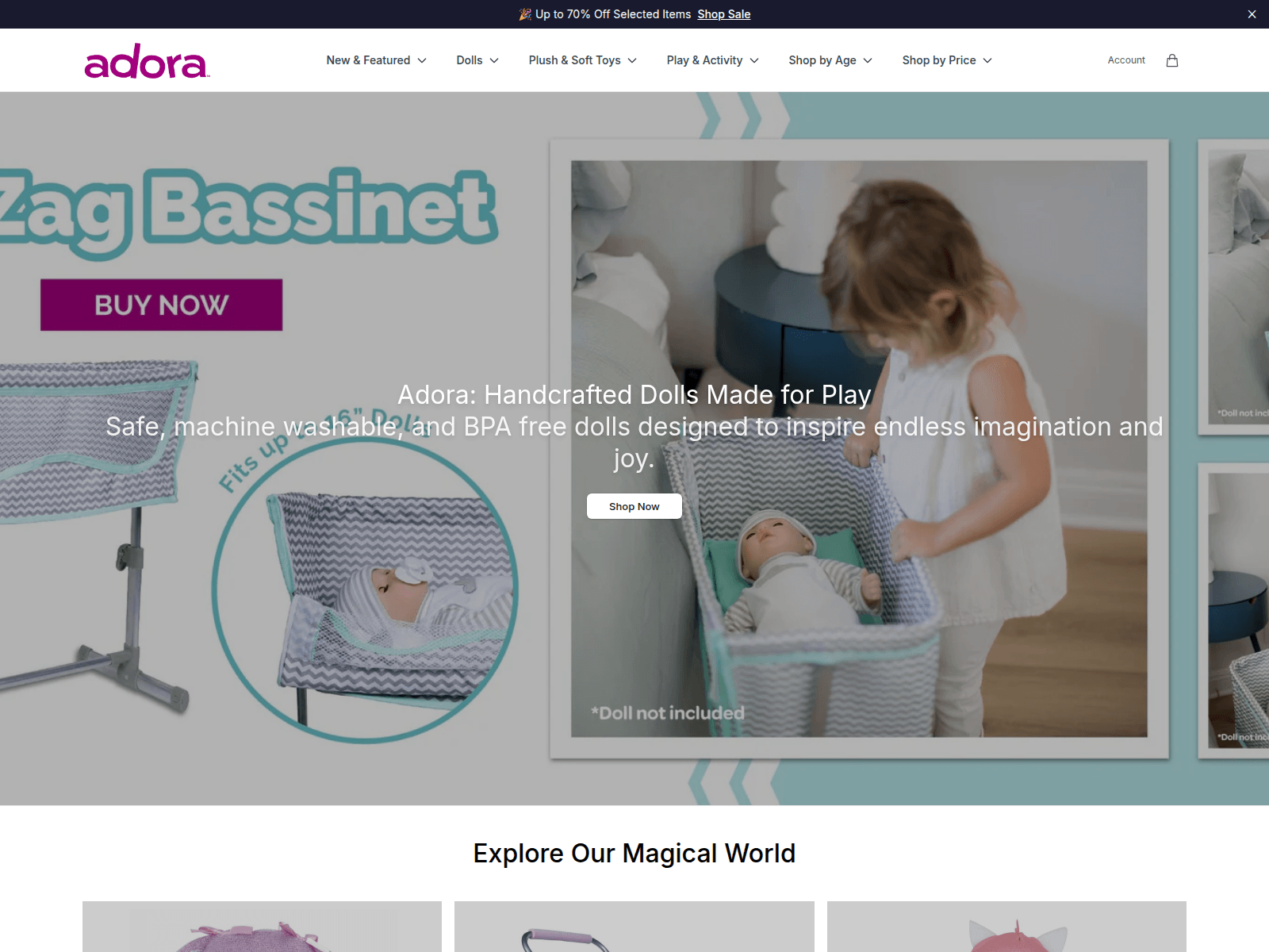 Screenshot of adoradolls.shop