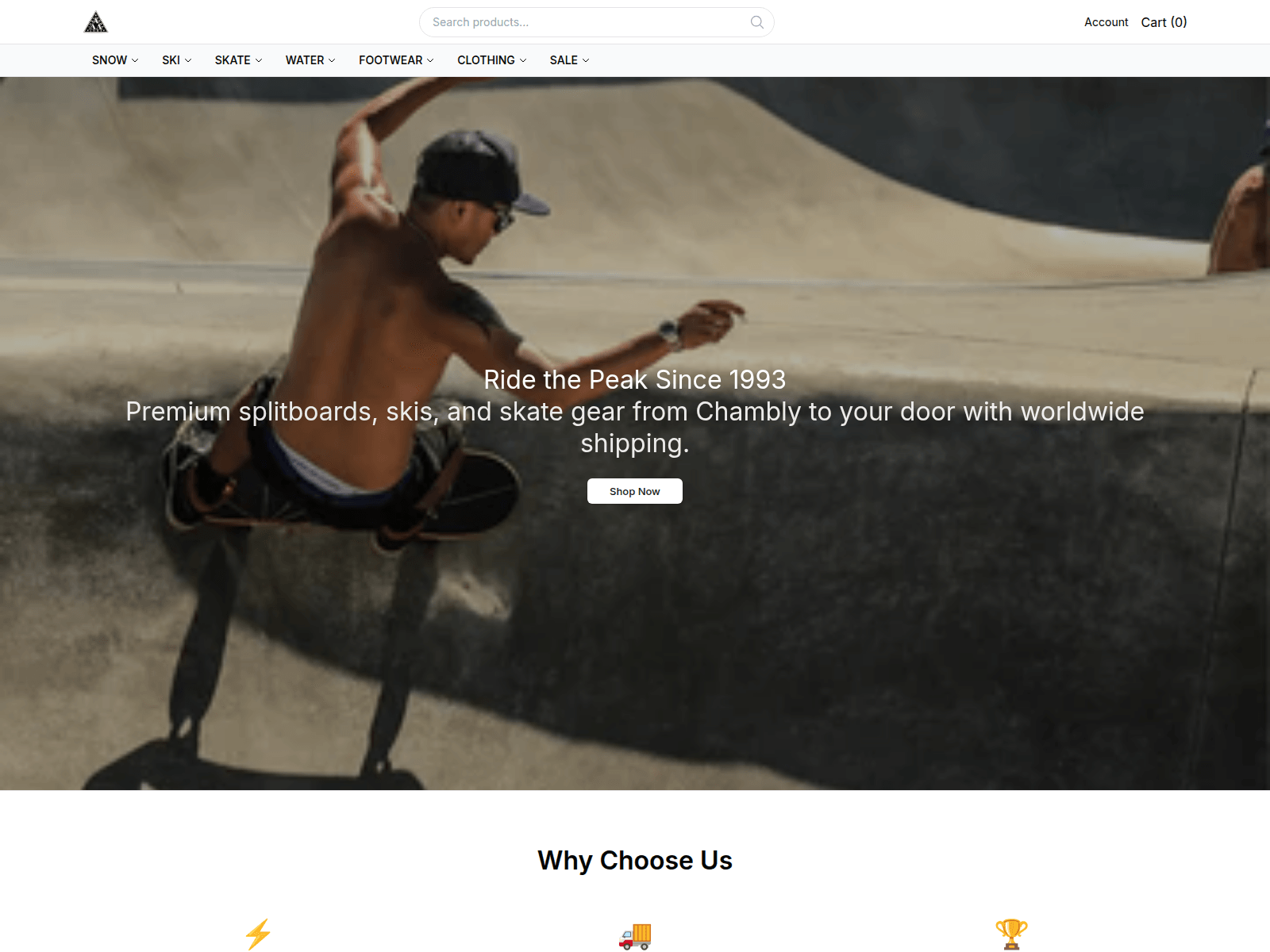 Screenshot of adrenalineboutique.shop